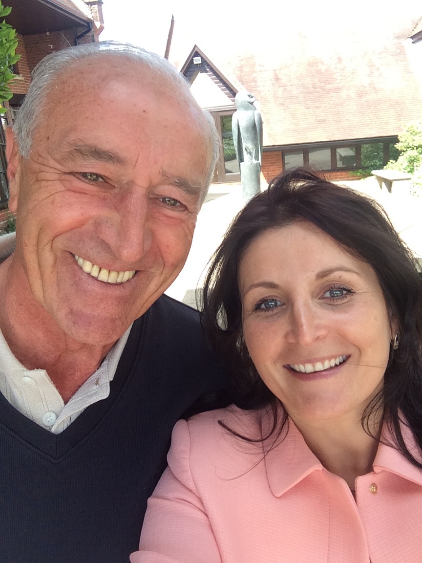 Rasa Dregva with Len Goodman